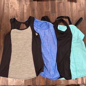 Assortment of Lululemon Workout Tank Tops